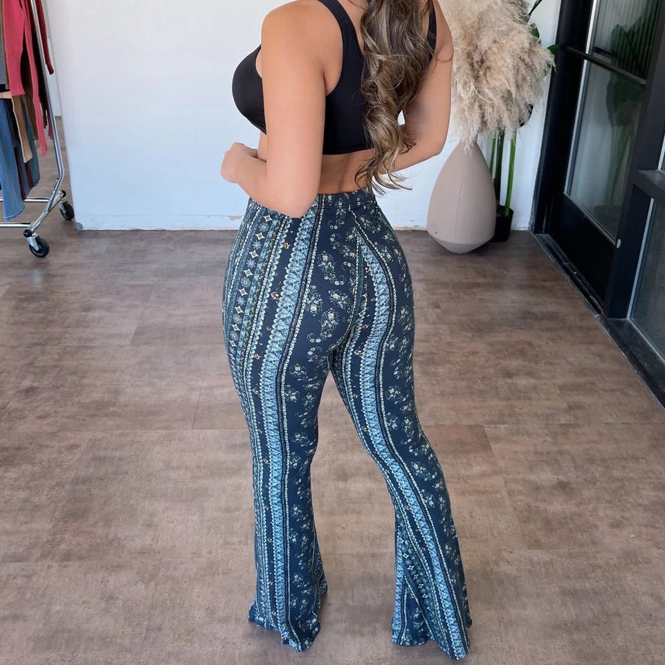 Slim Fit Sexy Print Women's Pants