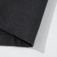 Black Solid Color Casual Zip up Hooded Coat