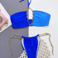 Chain Detail Halter Neck Bikini Set