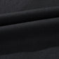 Black Solid Color Casual Zip up Hooded Coat